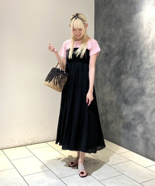 nodokaさんの「BEAMS WOMEN｜ハイツイスト プレーン Tシャツ」を使ったコーディネート