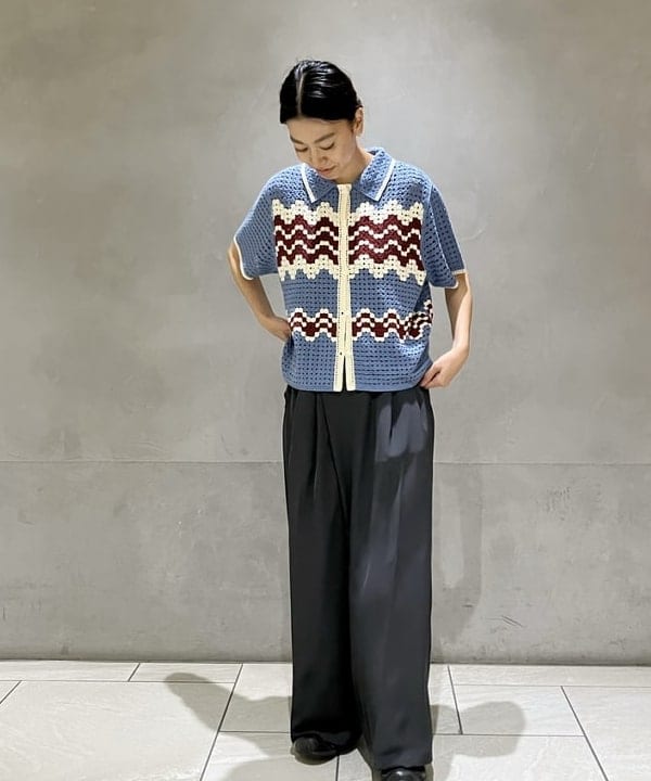内山 美咲さんの「BEAMS WOMEN｜RBS / アシンメトリー ベルト ラップパンツ」を使ったコーディネート