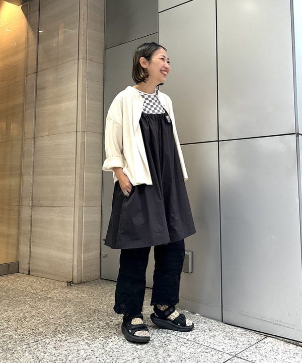 つぼさんの「BEAMS WOMEN｜SOFT CREAM / PATCH BADGE」を使ったコーディネート