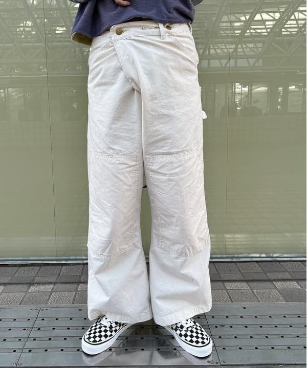 矢野(青木)優香さんの「BEAMS WOMEN｜Lee × maturely / 別注 Twill Double Knee Painter Pants」を使ったコーディネート
