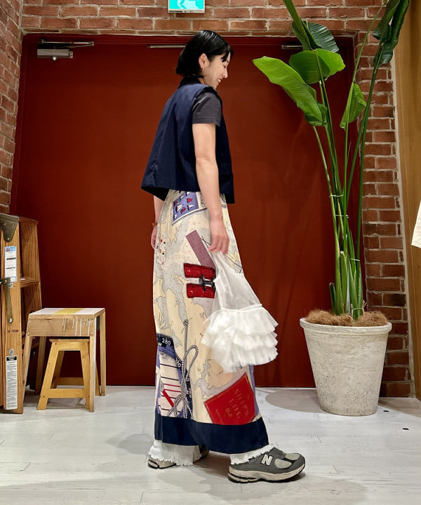 marieさんの「BEAMS WOMEN｜ボーイ ベーシック Tシャツ」を使ったコーディネート