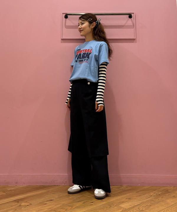 佐々木 南美さんの「BEAMS WOMEN｜NYC × GOOD ROCK SPEED × Ray BEAMS / 別注 NYC Tシャツ」を使ったコーディネート