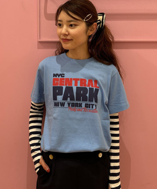 佐々木 南美さんの「BEAMS WOMEN｜NYC × GOOD ROCK SPEED × Ray BEAMS / 別注 NYC Tシャツ」を使ったコーディネート