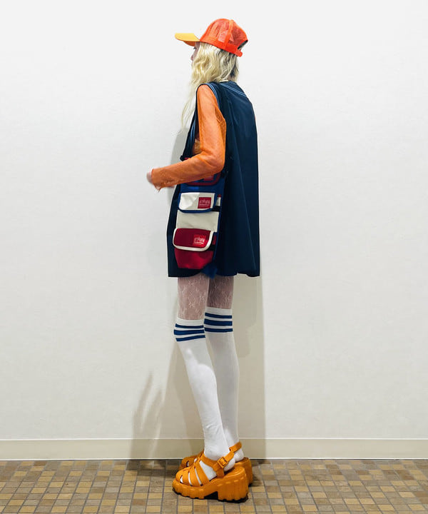 ひるてぃさんの「BEAMS WOMEN｜BEAMS BOY / ベースボール ノースリーブ シャツ」を使ったコーディネート