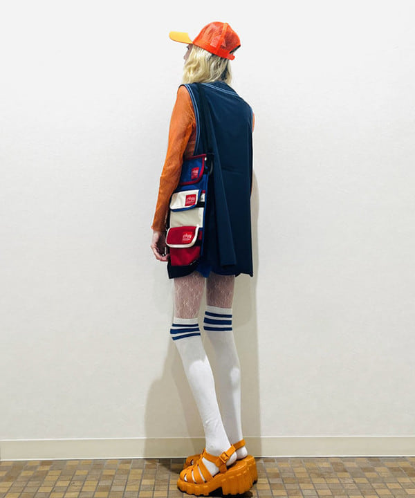 ひるてぃさんの「BEAMS WOMEN｜BEAMS BOY / ベースボール ノースリーブ シャツ」を使ったコーディネート