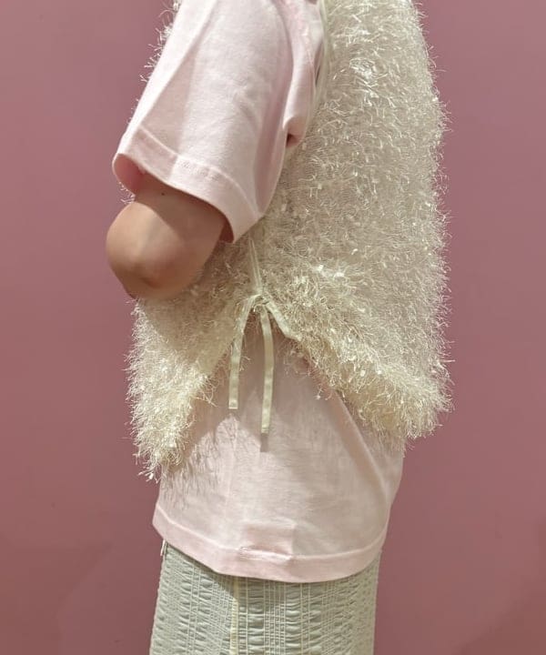 ここあさんの「BEAMS WOMEN｜Ray BEAMS / フリンジ 2Way ノースリーブ トップス」を使ったコーディネート