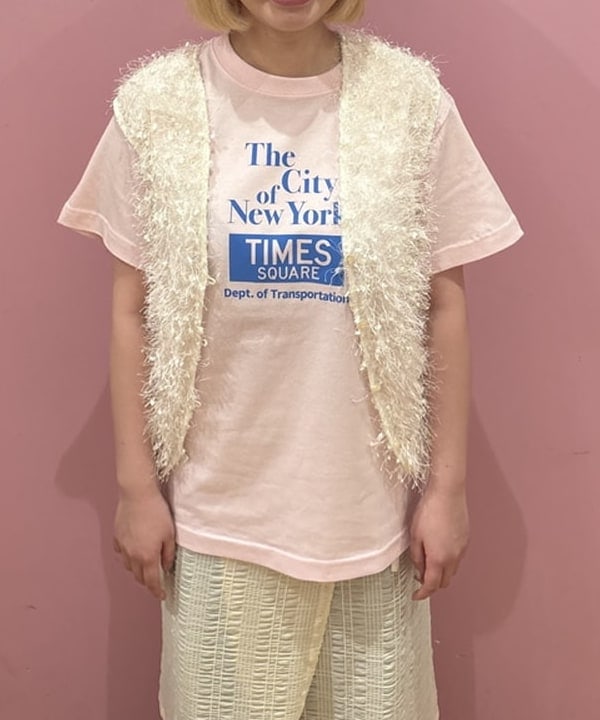 ここあさんの「BEAMS WOMEN｜Ray BEAMS / フリンジ 2Way ノースリーブ トップス」を使ったコーディネート