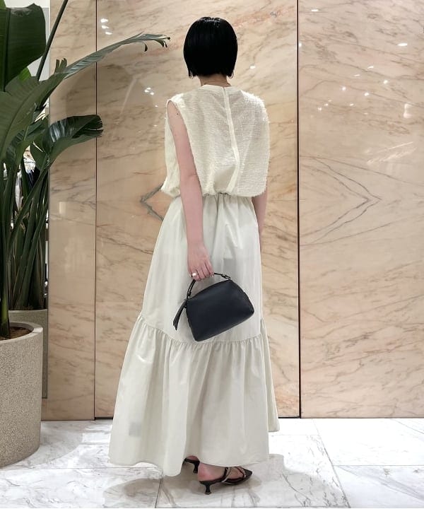 shirakiさんの「BEAMS WOMEN｜GIANNI CHIARINI / ALIFA レザーショルダーバッグ S」を使ったコーディネート