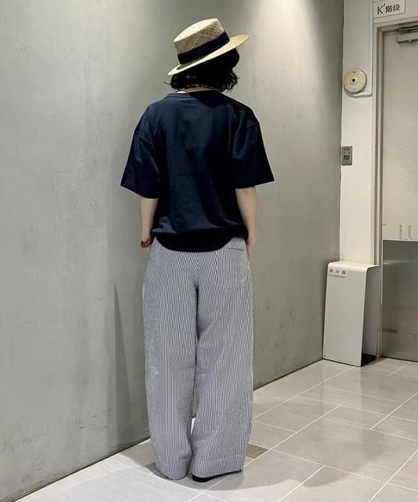 小原 もこさんの「BEAMS WOMEN｜BEAMS BOY / 樹脂 パール ロング ネックレス」を使ったコーディネート