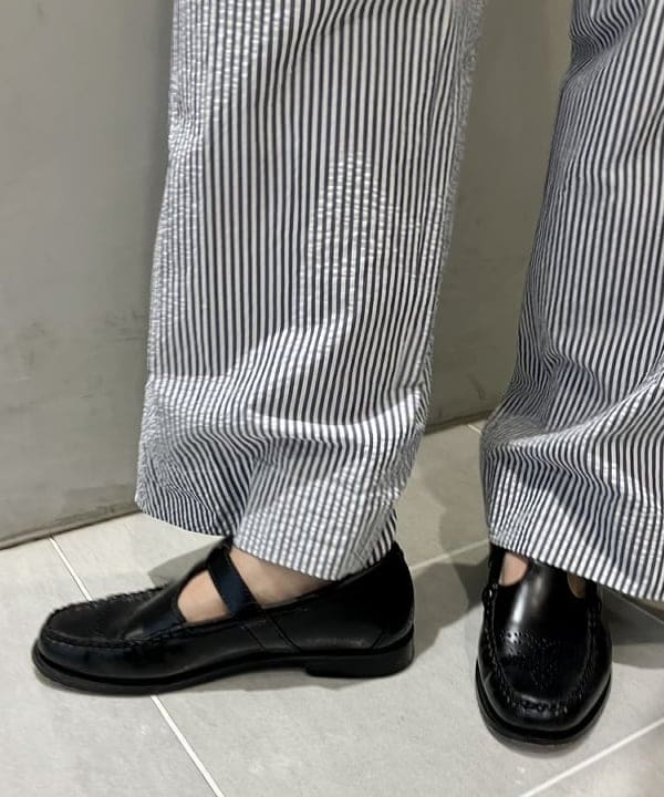 小原 もこさんの「BEAMS WOMEN｜BEAMS BOY / 樹脂 パール ロング ネックレス」を使ったコーディネート