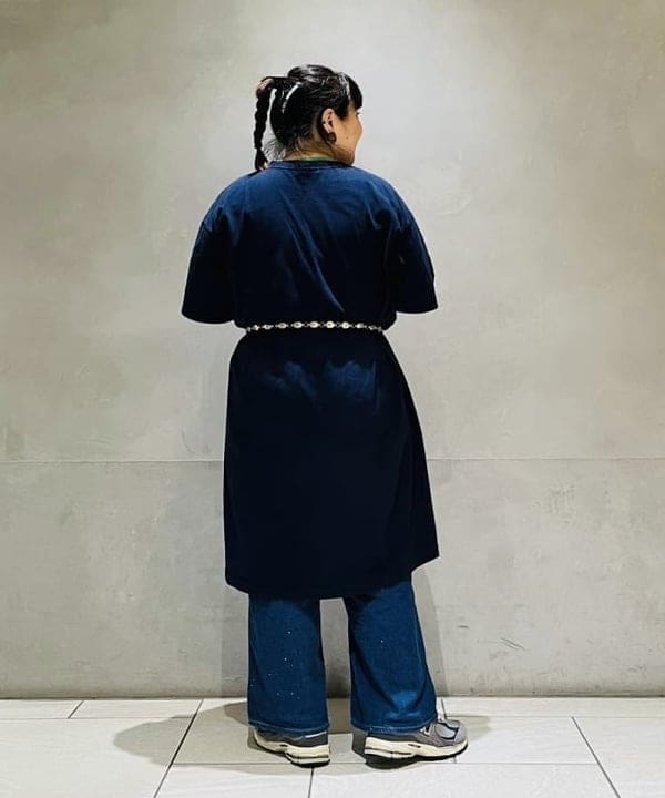 佐藤 歩さんの「BEAMS WOMEN｜Healthknit &times; BEAMS BOY / ワッフル ボーダー Tシャツ」を使ったコーディネート