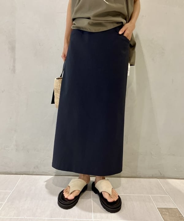 五十峯 さよさんの「BEAMS WOMEN｜VIOLAd’ORO / MIRO アバカメッシュ ポシェット」を使ったコーディネート