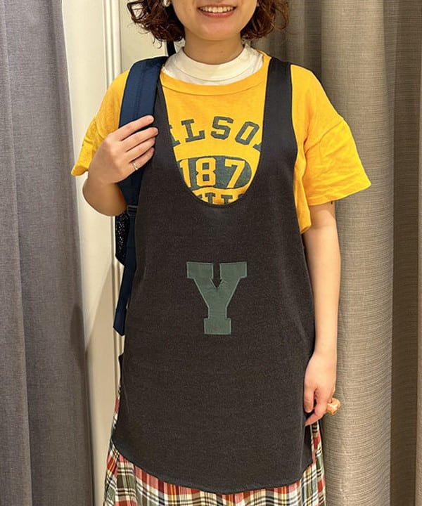 まつむさんの「BEAMS WOMEN｜ボーイ ベーシック Tシャツ」を使ったコーディネート