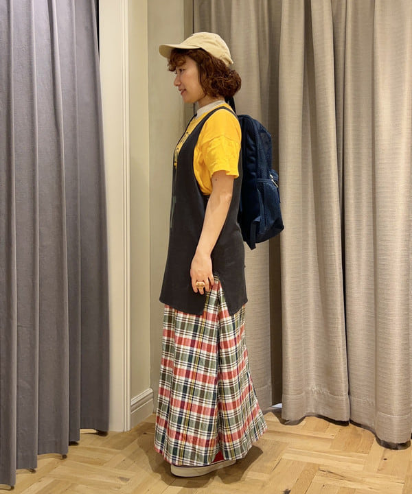 まつむさんの「BEAMS WOMEN｜ボーイ ベーシック Tシャツ」を使ったコーディネート