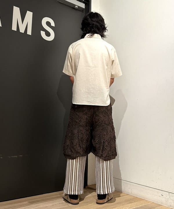 佐藤 大斗さんの「BEAMS WOMEN｜BEAMS BOY / ポリエステルリネン ワークシャツ」を使ったコーディネート