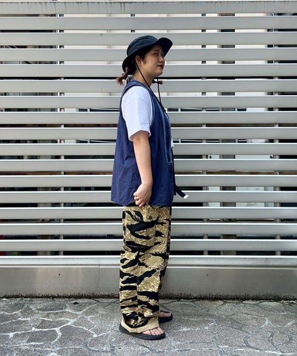 Kyooka Sayakaさんの「BEAMS WOMEN｜BEAMS BOY / ベースボール ノースリーブ シャツ」を使ったコーディネート