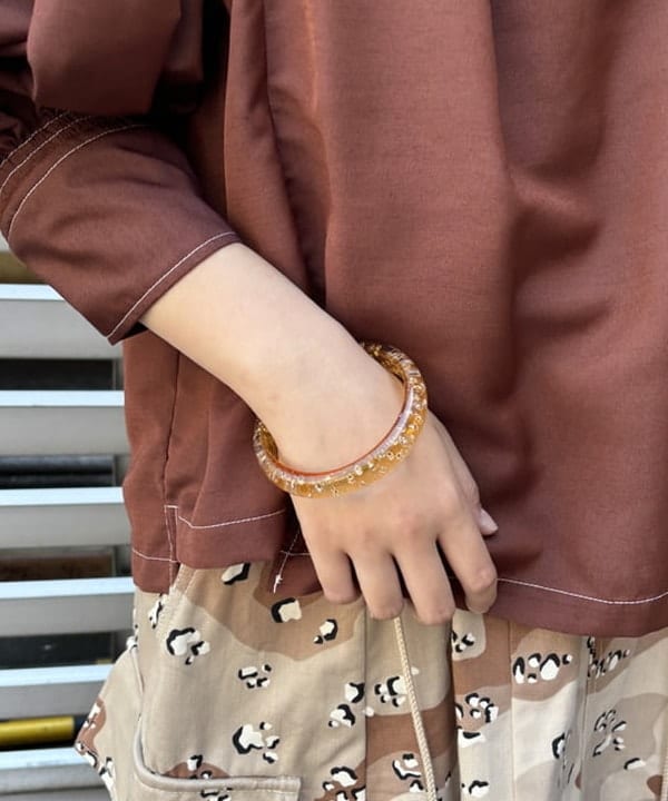 チナツさんの「BEAMS WOMEN｜【別注】Goodwear / Short Sleeve Ringer Tee」を使ったコーディネート