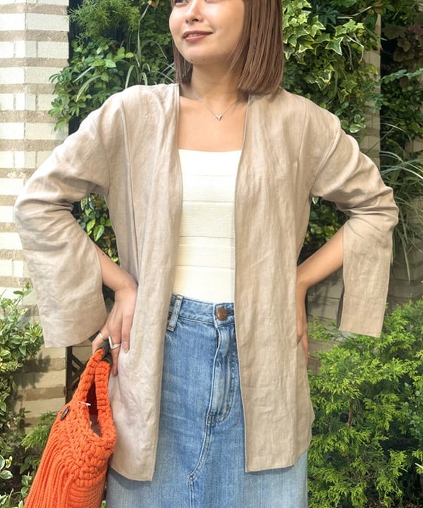 あすかさんの「BEAMS WOMEN｜Ray BEAMS / リブ ツイスト ビスチェ」を使ったコーディネート
