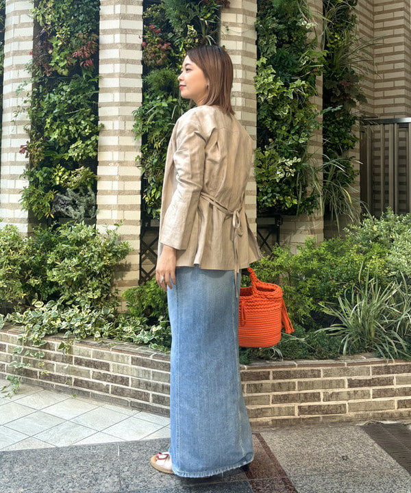 あすかさんの「BEAMS WOMEN｜Ray BEAMS / リブ ツイスト ビスチェ」を使ったコーディネート