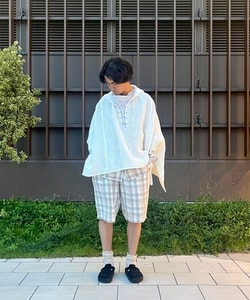 BEAMS PLUS（ビームス プラス）Band Collar Egyptian Linen Classic Fit（シャツ・ブラウス カジュアルシャツ ）通販｜BEAMS