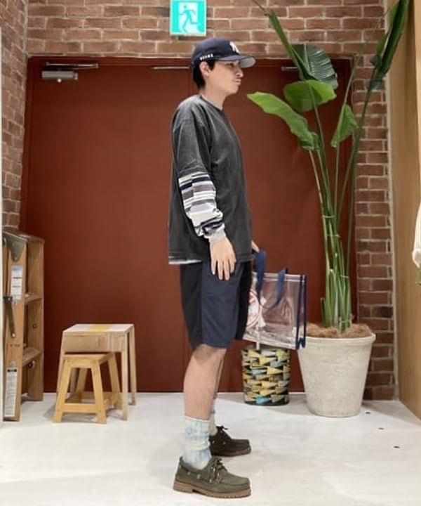 ディクソン 太陽さんの「BEAMS WOMEN｜BEAMS / ヴィンテージライク フェード Tシャツ」を使ったコーディネート