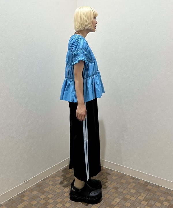 あさひさんの「BEAMS WOMEN｜Ray BEAMS / ライン ジャージ キャミ ワンピース」を使ったコーディネート