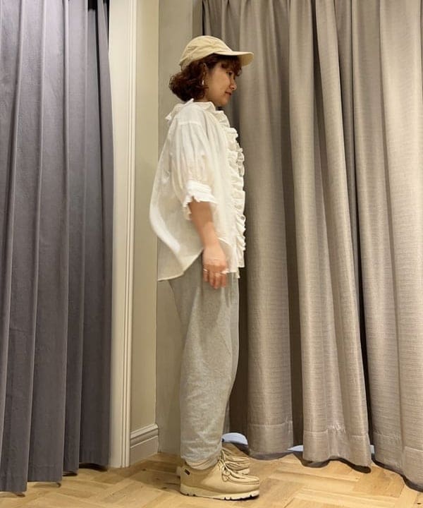 まつむさんの「BEAMS WOMEN｜ボーイ ベーシック Tシャツ」を使ったコーディネート