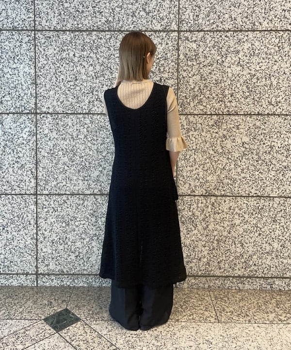 多田 日奈子さんの「BEAMS WOMEN｜maturely / Rame Frill Rib 5Sleeves」を使ったコーディネート