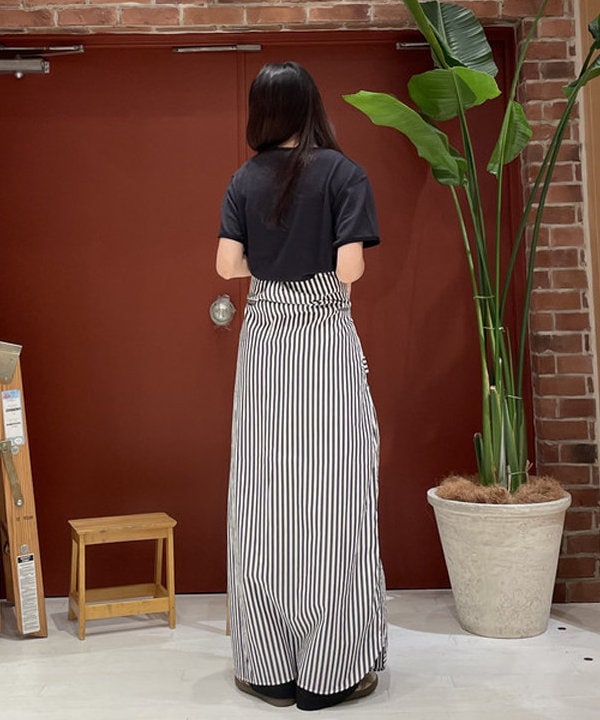 サカサイスズカさんの「BEAMS WOMEN｜ストライプ ボタンダウン ロングスリーブ シャツワンピース」を使ったコーディネート