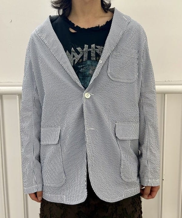佐藤 大斗さんの「BEAMS WOMEN｜3B Shirt Jacket COOLMAX(R) Seersucker」を使ったコーディネート