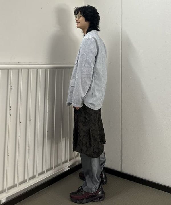 佐藤 大斗さんの「BEAMS WOMEN｜3B Shirt Jacket COOLMAX(R) Seersucker」を使ったコーディネート