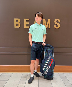 BEAMS GOLF（ビームス ゴルフ）〈MEN〉 トリコロール メッシュ