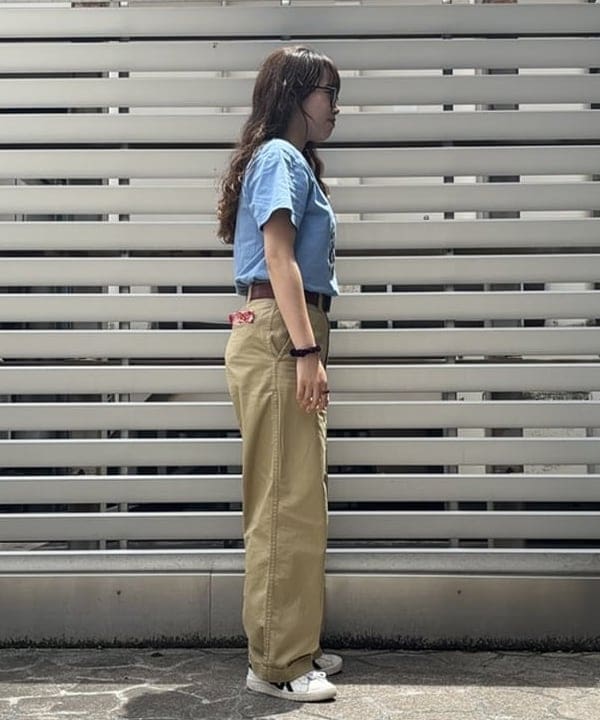 チナツさんの「BEAMS WOMEN｜ボーイ ベーシック Tシャツ」を使ったコーディネート