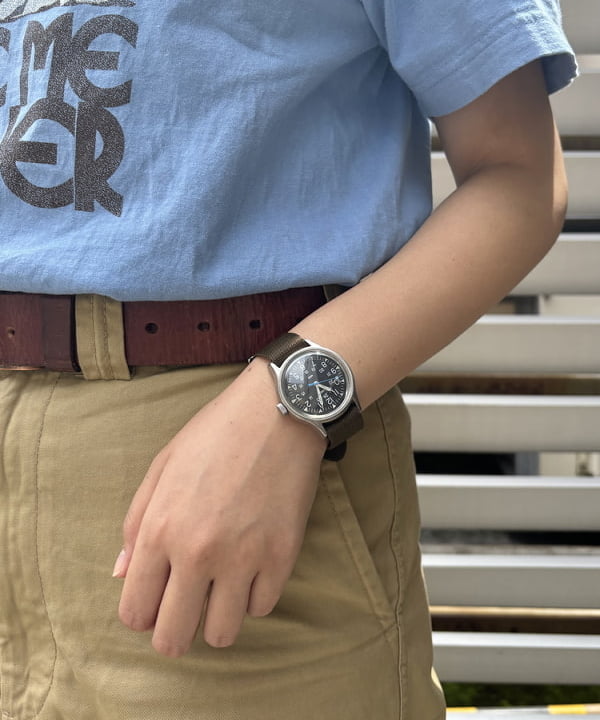 チナツさんの「BEAMS WOMEN｜ボーイ ベーシック Tシャツ」を使ったコーディネート