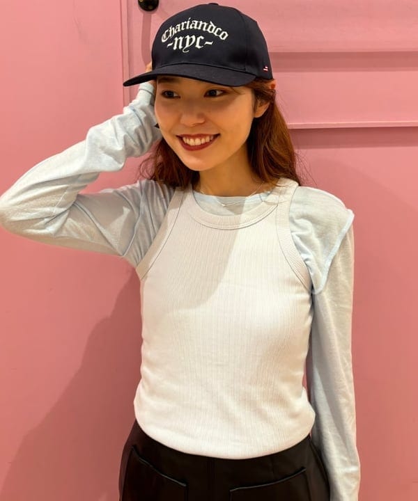 佐々木 南美さんの「BEAMS WOMEN｜maturely / Fake Leather Work Skirt」を使ったコーディネート