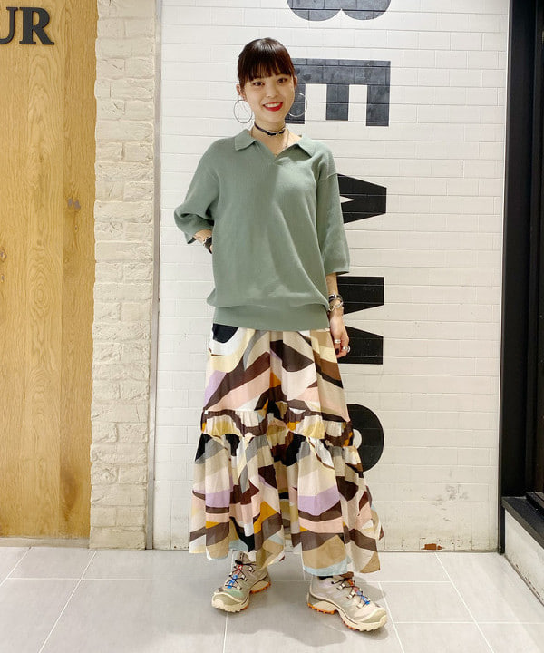 りかちょび/岸本梨佳さんの「BEAMS WOMEN｜Otro Accesorio / フラワー リング」を使ったコーディネート