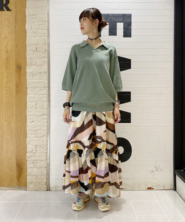 りかちょび/岸本梨佳さんの「BEAMS WOMEN｜Otro Accesorio / フラワー リング」を使ったコーディネート