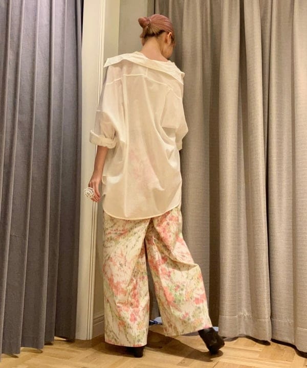 YUIさんの「BEAMS WOMEN｜丸胴 テレコ タンクトップ」を使ったコーディネート