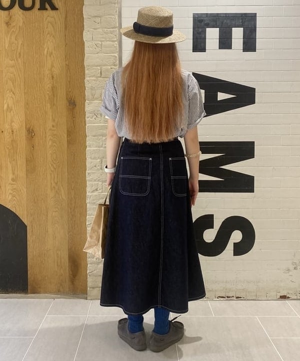 木村 海侑さんの「BEAMS WOMEN｜ラップ プリーツ スカート」を使ったコーディネート