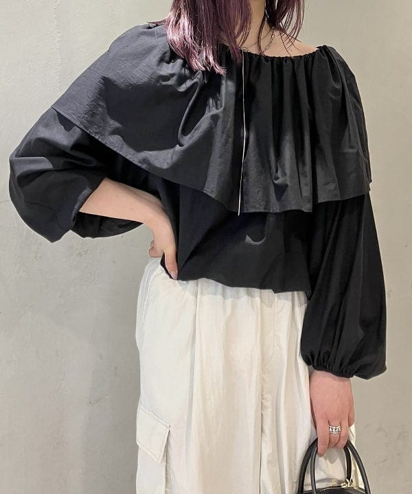 CHIHIROさんの「BEAMS WOMEN｜ドルマン ボリューム プルオーバー」を使ったコーディネート