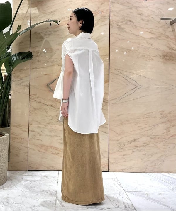 shirakiさんの「BEAMS WOMEN｜PHILIPPE AUDIBERT / Carolyne ワイドバングル」を使ったコーディネート