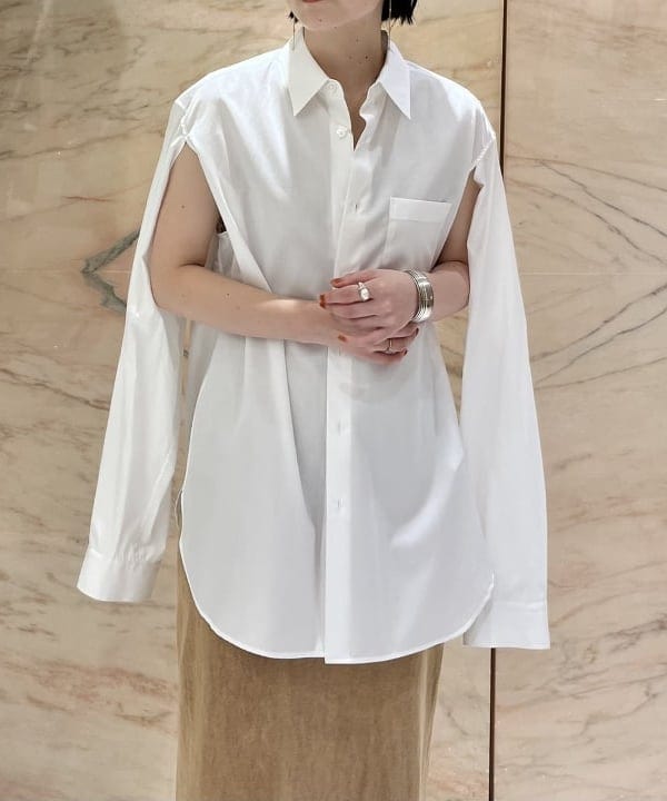 shirakiさんの「BEAMS WOMEN｜PHILIPPE AUDIBERT / Carolyne ワイドバングル」を使ったコーディネート