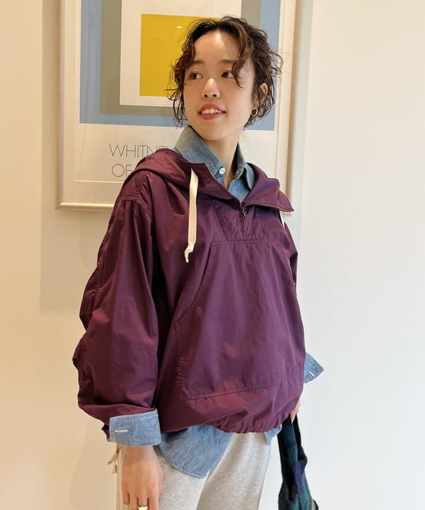 しもつまさんの「BEAMS WOMEN｜【別注】BUZZ RICKSON'S / シャンブレー ロングスリーブ シャツ」を使ったコーディネート