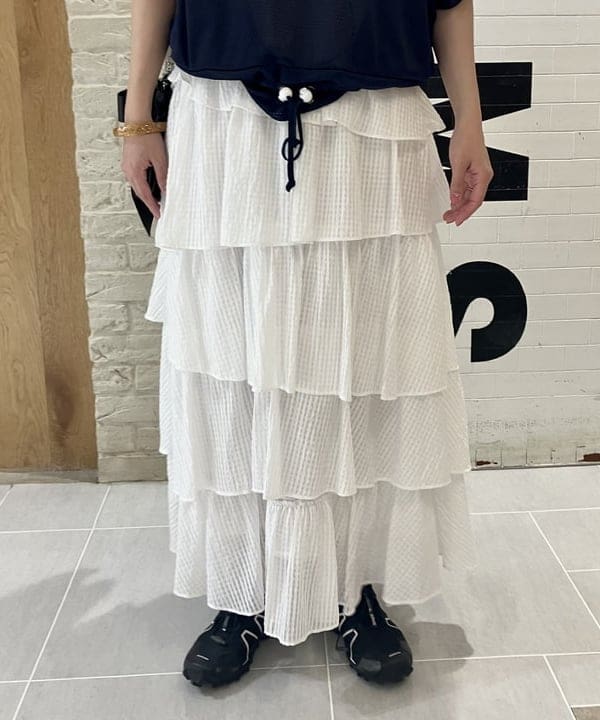 原田 まりんさんの「BEAMS WOMEN｜BEAMS BOY / クリア バングル」を使ったコーディネート