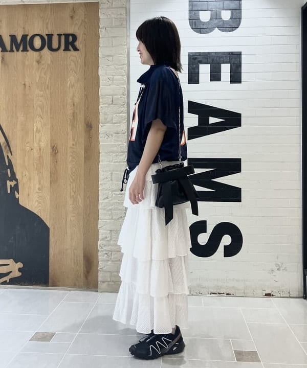 原田 まりんさんの「BEAMS WOMEN｜BEAMS BOY / クリア バングル」を使ったコーディネート