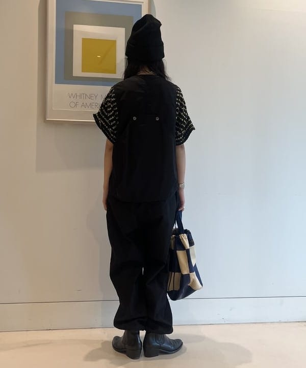 ミナミマリコさんの「BEAMS WOMEN｜○BOW WOW / 別注 ジャカード ビッグ プルオーバー」を使ったコーディネート
