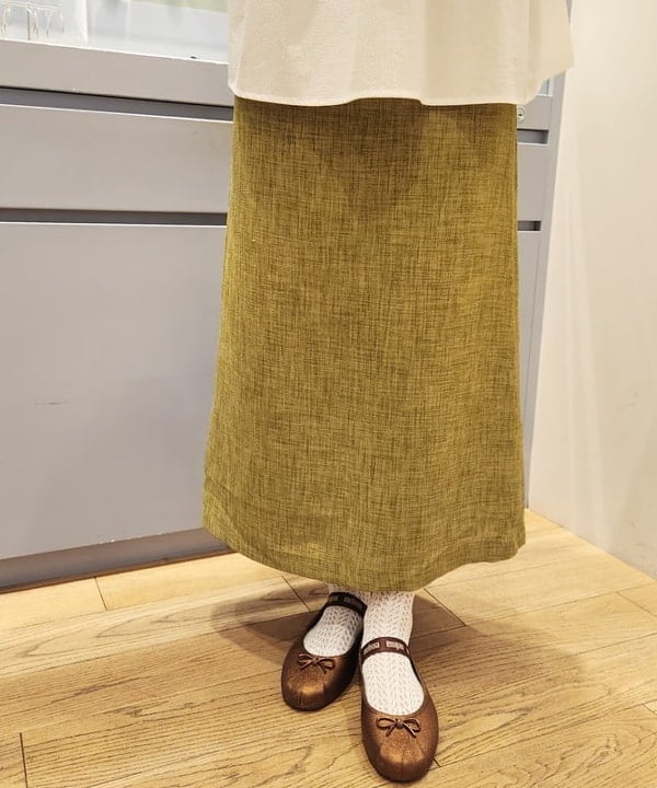 saori KATOさんの「BEAMS WOMEN｜Ray BEAMS / ランタンスリーブ ギャザー ブラウス」を使ったコーディネート