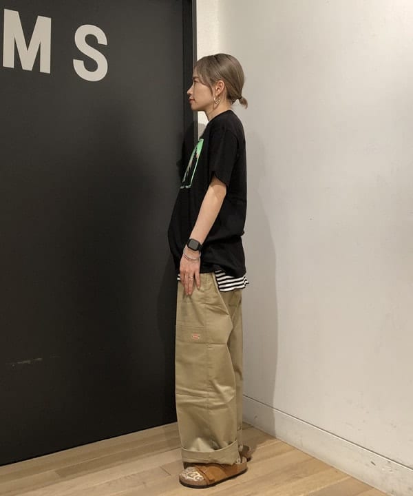 おはぎ(萩原)さんの「BEAMS WOMEN｜BEAMS BOY / ポリエステルリネン ワークシャツ」を使ったコーディネート