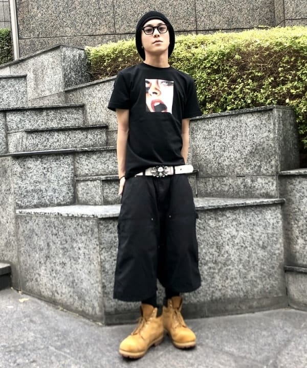 はるひむさんの「BEAMS WOMEN｜＜WOMEN＞FUJI ROCK FESTIVAL'24 × BEAMS / K.T KOBEL Gasp T-Shirt」を使ったコーディネート