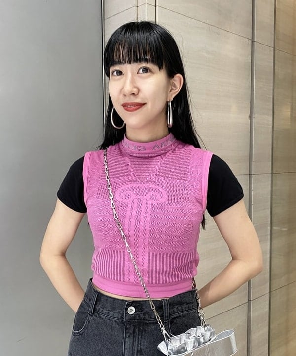 マツド ユメカさんの「BEAMS WOMEN｜マリンチェーン マンテル ハート ブレスレット」を使ったコーディネート